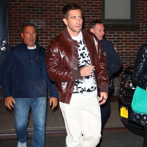 Lässiger Lederlook: So stylish zeigte sich Jake Gyllenhaal
