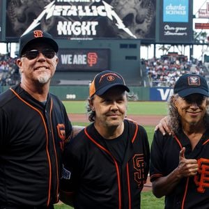 James Hetfield, Lars Ulrich, Kirk Hammett und Robert Trujillo von Metallica