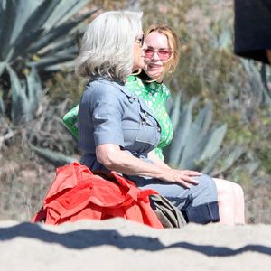 Jamie Lee Curtis und Lindsay Lohan am "Freakier Friday"-Set