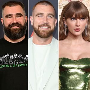 Deutet Jason Kelce hier Hochzeit von Travis und Taylor an?