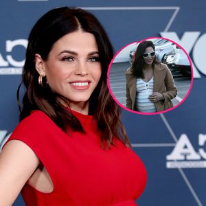 Nach Verlobung: Jenna Dewan strahlt in engem Streifenkleid!