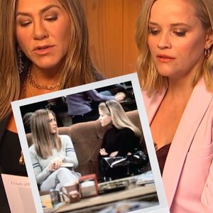Jennifer Aniston und Reese stellen eine "Friends"-Szene nach