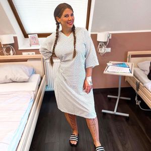 Jenny Frankhauser: Erste von drei Lipödem-OPs überstanden