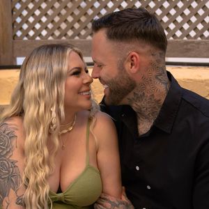 Jenny Frankhauser und Steffen feiern ihren vierten Jahrestag