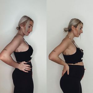 18. Woche: So rund ist Jessica Schröders Babykugel bereits!