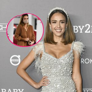 Ganz in Braun: Jessica Alba begeistert im Lässig-Chic-Look