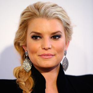 Jessica Simpson im durchsichtigen Kleid