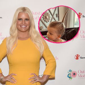 Was hat denn Jessica Simpsons Tochter da für einen Zopf?