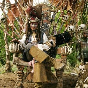 Johnny Depp alias Jack Sparrow in "Fluch der Karibik 2"