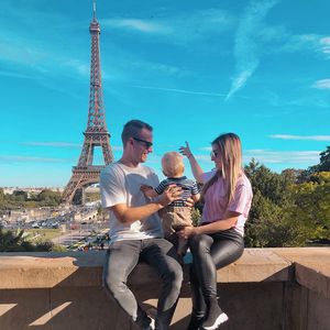 Mit Baby Lio: Julian und Bibi Claßen genießen Paris-Trip!