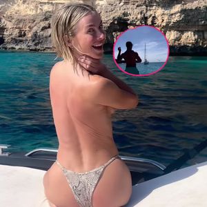 Julianne Hough urlaubt im Bikinihöschen mit unbekanntem Mann
