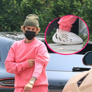 Skurriler Bieber-Look! Was sind denn das für Schuhe, Justin?