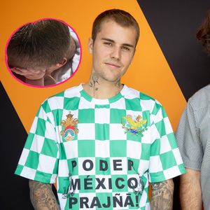 Niedlich: Justin Bieber kuschelt mit seinem Sohn Jack Blues