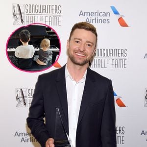 Selten! Justin Timberlake teilt Vatertags-Foto seiner Kids