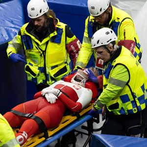 Olympia-Schock: Eisläuferin von Kufe im Gesicht getroffen