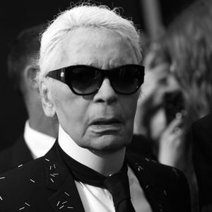 Karl Lagerfeld auf der Mailänder Fashionweek 2017