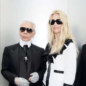 Claudia Schiffer erinnert an Karl Lagerfeld zu seinem B-Day