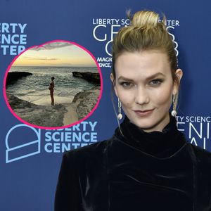 Richtig rund: Schwangere Karlie Kloss teilt Foto vom Strand