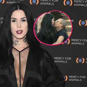 Hier knutschen Kat Von D und Ehemann in aller Öffentlichkeit