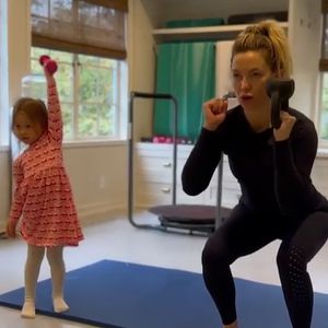 Fit wie Mama: Hier trainiert Kate Hudson mit Tochter Rani