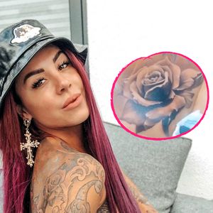 Rose mit Dornen: Kate Merlan hat ein Tattoo im Intimbereich