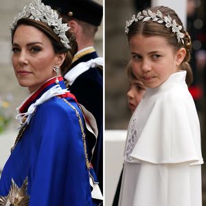 Prinzessin Kate und Charlotte im Partnerlook bei der Krönung