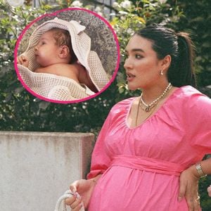 Erstes Bad: Katharina Damm zeigt Baby Lorena in Handtuch