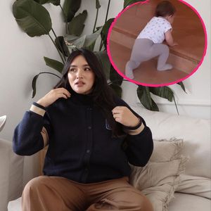 "War geschockt": Katharina Damms Baby krabbelt Treppe hoch