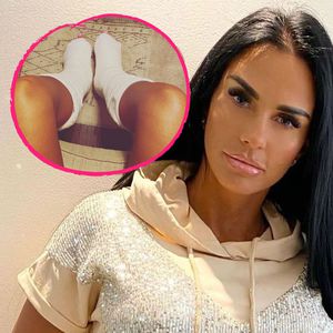 Eingegipste Beine: Katie Price meldet sich nach Unfall