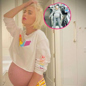 Kurz vor Geburt: Katy Perry total erschöpft im Baby-Laden