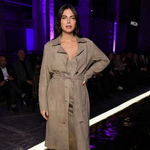 Schwangere Kelly Piquet strahlt auf der Berlin Fashion Week