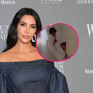 Hier verstecken sich Kim Kardashians Kids in Weihnachtsdeko!
