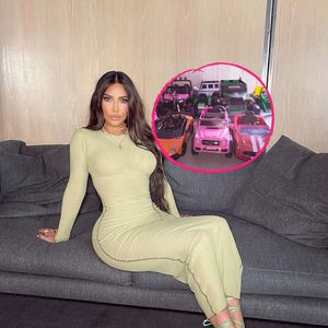 Volle Garage: Kim Kardashian zeigt Kinderautos ihrer Kleinen