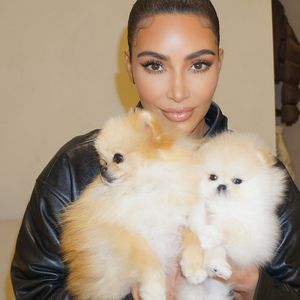 Wie süß! Hier shootet Kim Kardashian mit ihren Pomeranians