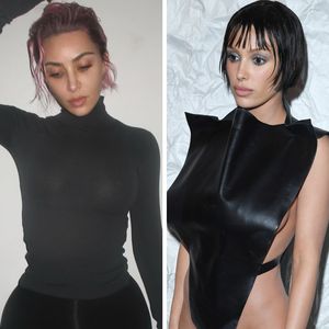 Kopiert Kim Kardashian etwa deswegen Bianca Censoris Look?