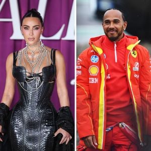 Kim Kardashian strahlt bei ihrem Date mit Lewis Hamilton