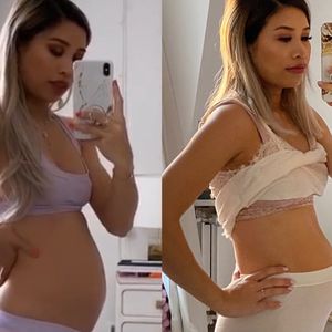 Kurz nach der Geburt: Kisus Bauch groß wie im sechsten Monat