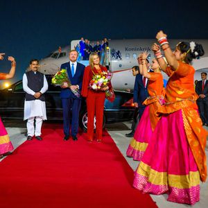 Toller Empfang: Willem-Alexander und Maxima landen in Indien