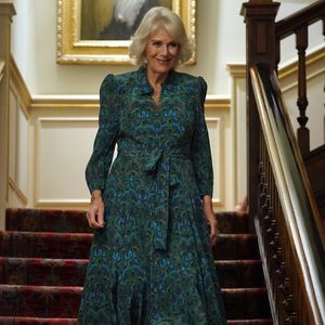 Königin Camilla strahlt in Kleid mit wildem Pfauenmuster!