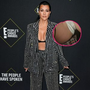 Nur im Tanga: Kourtney Kardashian zeigt ihre runde Babykugel