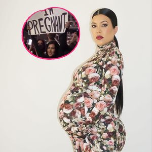 Baby-Verkündung: Kourtney Kardashians Plakat war nur Plan B!