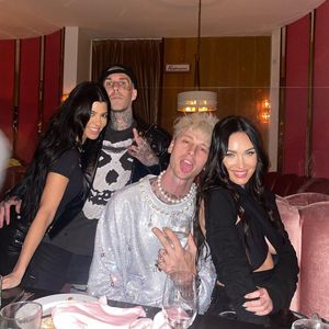 Feiern Megan und MGK Doppelhochzeit mit Kourtney und Travis?
