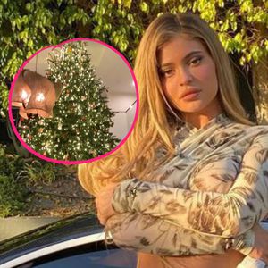 XXL-Tanne: US-Star Kylie Jenner total im Weihnachtsfieber