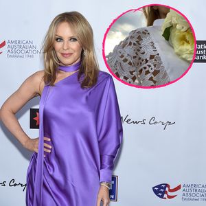 Weißes Kleid: Hat Kylie Minogue etwa heimlich geheiratet?