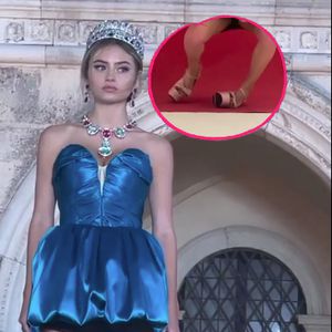 Autsch! Leni Klum knickt bei Shooting auf High Heels um