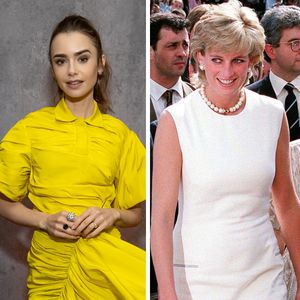 Als Kind: Lily Collins klaute Prinzessin Dianas Blumenstrauß