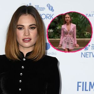 Sexy! Lily James begeistert mit extravagantem Bondage-Look