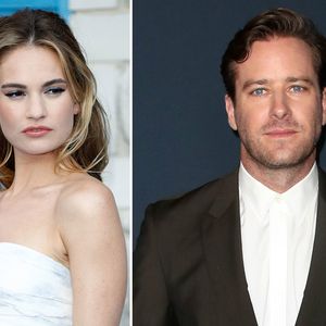 Hatte Lily James auch einen Flirt mit Co-Star Armie Hammer?