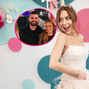 Kuscheln auf Gruppenbild: Ist das Lindsay Lohans Neuer?