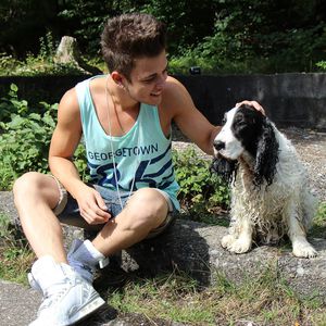 Niedergeschlagen: Luca Hänni trauert um seinen Hund Saemmy